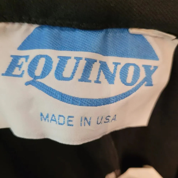 Equinox Mens Snow Pant Size 32R Black High Rise Zip Pocket Outdoors Ski Travel - Picture 3 of 11